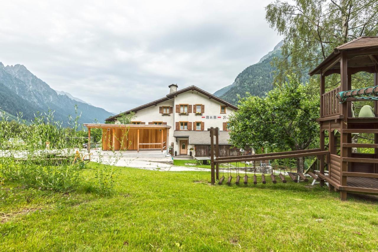 B&B Pranzaira Vicosoprano Bagian luar foto